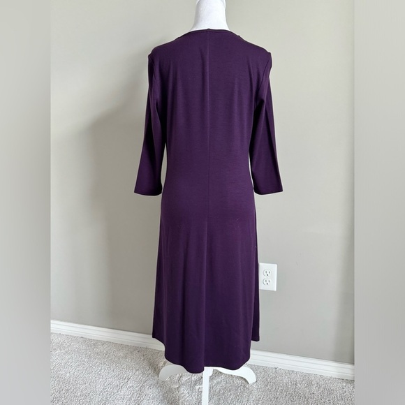 Talbot’s Wool Blend Faux Wrap Dress - Picture 4 of 8
